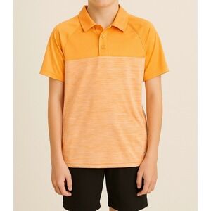 Xersion Boys' Orange Polo Active Shirt – Size XL (18/20) – NWT